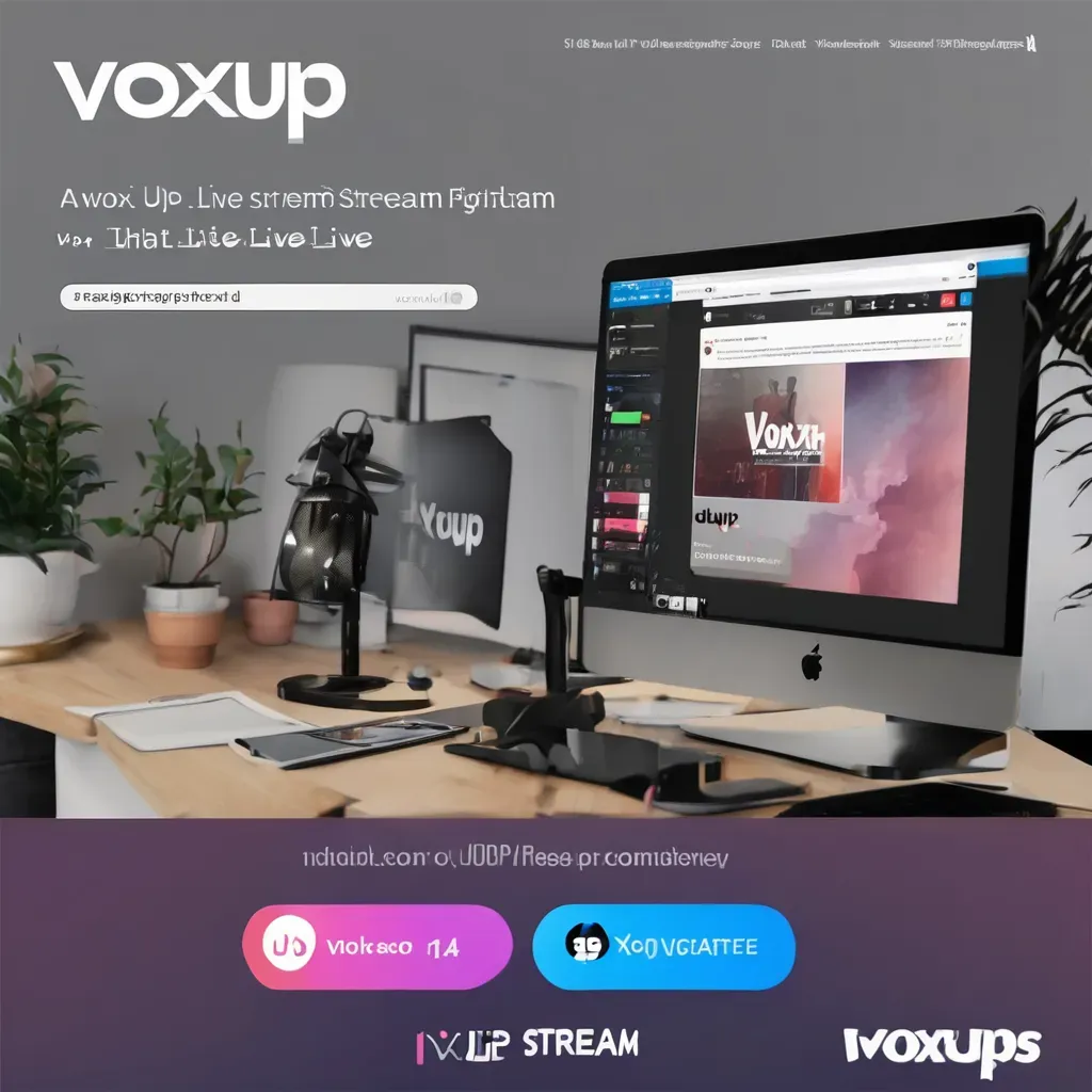 Voxup Live Stream Screenshot